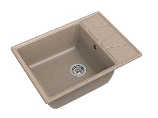 Мойка кухонная GranFest Песок Vertex V-680 L пес