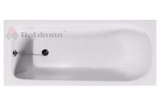 Ванна чугунная Goldman Classic CL16070 160x70см с ножками