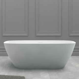 Ванна из искусственного камня ABBER Stein AS9612-1.7 170x72см белый матовый