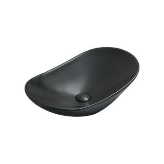 Раковина керамическая Vincea VBS-508MB, накладная, черный матовый