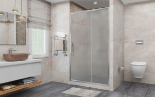 Душевая дверь в нишу AvaCan FС 140-160 MT хром