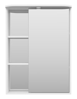 Зеркальный шкаф с подсветкой Misty Венера правый 60см белый