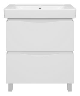 Напольная тумба под раковину Misty Венера 80см белый