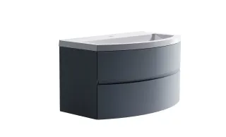 Тумба с раковиной Astra-Form Венеция 2.0 03100002ncss3005-r80b+04010019 100 см голубой матовый