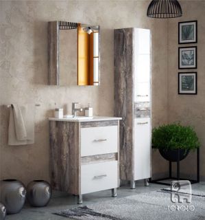 Тумба под раковину Corozo Верона 75см антик SD-00000347