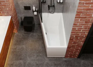 Акриловая ванна VagnerPlast Cavallo Offset VPBA169CAV3LX-04 левая 160x90см белый