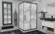 Душевой уголок AvaCan FB 140-160 + SB 100 MT чёрный