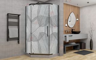 Душевой уголок AvaCan PB 90 MT 90x90 см чёрный