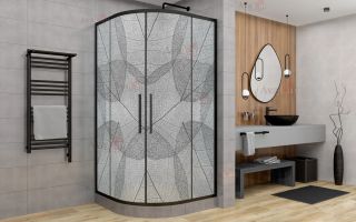 Душевой уголок AvaCan HB 120 MT 120x120 см чёрный