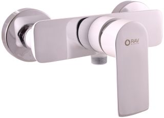 Смеситель для душа Rav Slezak Vltava VT481.5CB Белый глянец Хром