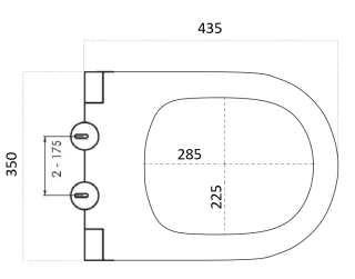 Крышка-сиденье Boheme Avva 976-W soft-close белый глянец