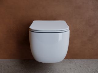 Подвесной унитаз Ceramica Nova Noel CN3013 безободковый белый