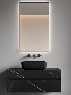 Зеркало с подсветкой Armadi Art Modern 569-CR 60 см сенсорный выключатель антизапотевание хром