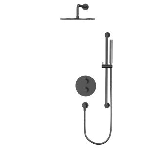 Душевой комплект термостатический WHITECROSS Y YSET09GM оружейная сталь