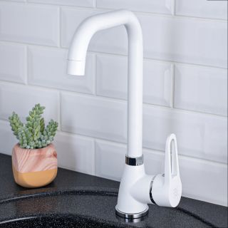 Смеситель для кухни РМС SL77W-017F-1 белый