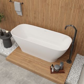 Ванна из искусственного камня WHITECROSS Clover 0220.170072.200 170x72 см белый матовый