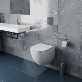 Унитаз подвесной Maretti Elena безободковый с микролифтом, EA10PBM06-844, белый