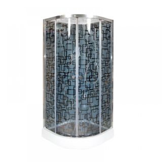 Душевая кабина Deto BМ1590 N с гидромассажем BLACK 90х90х208см