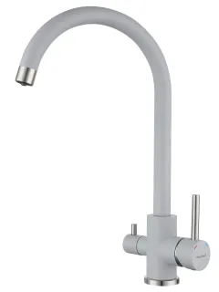 Смеситель для кухни GranFest  URBAN Z-5420 серый