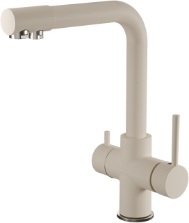 Смеситель для кухни GranFest  URBAN Z-5423 белый