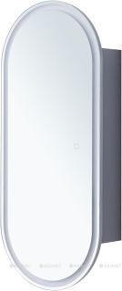 Зеркальный шкаф с подсветкой Aquanet Монте 344786 40 см белый