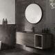 Зеркало ABBER Mond AG6201B 77см чёрный