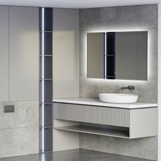 Зеркало с подсветкой ABBER See AG6103SL-0.8 80см