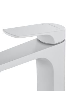 Смеситель для раковины Wonzon & Woghand WW-A40492-MW белый матовый